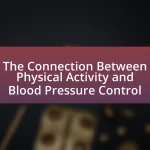 The Connection Between Physical Activity and Blood Pressure Control