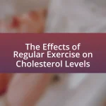 The Effects of Regular Exercise on Cholesterol Levels